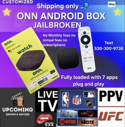 Get It All Onn Android Box, Plug And Get Everything..Ohio