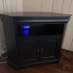 Ballard Designs Corner TV Media Console - Black Wood - Made in Italy