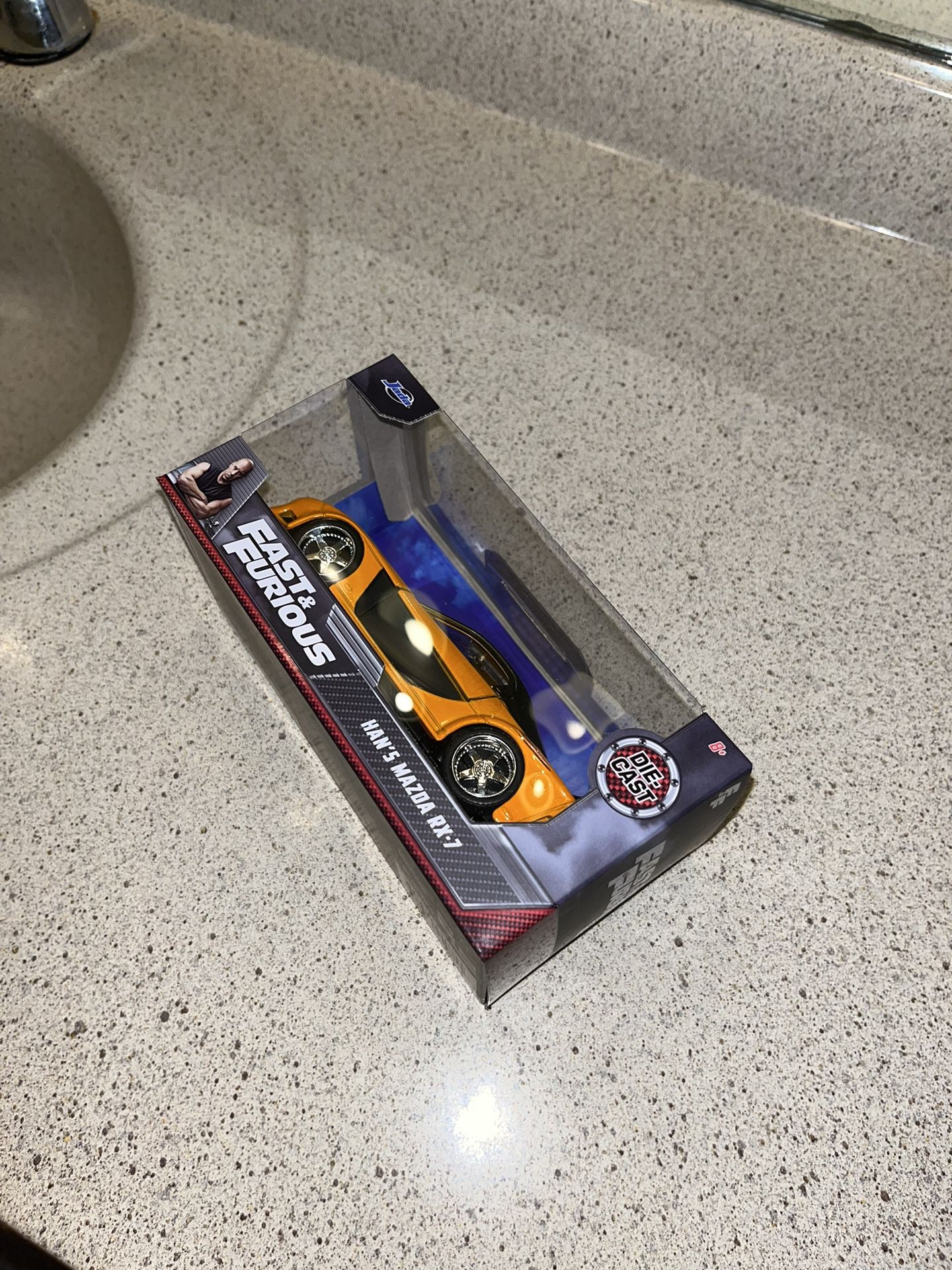 Jada Toys Fast & Furious Han's Mazda RX-7 Diecast Model Car [New] 1:32 Scale