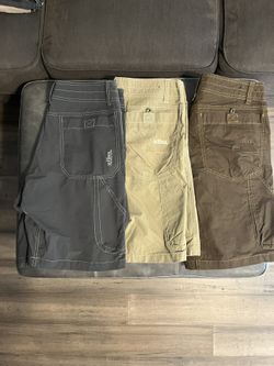 Three Pairs of Kuhl Shorts Size 33W