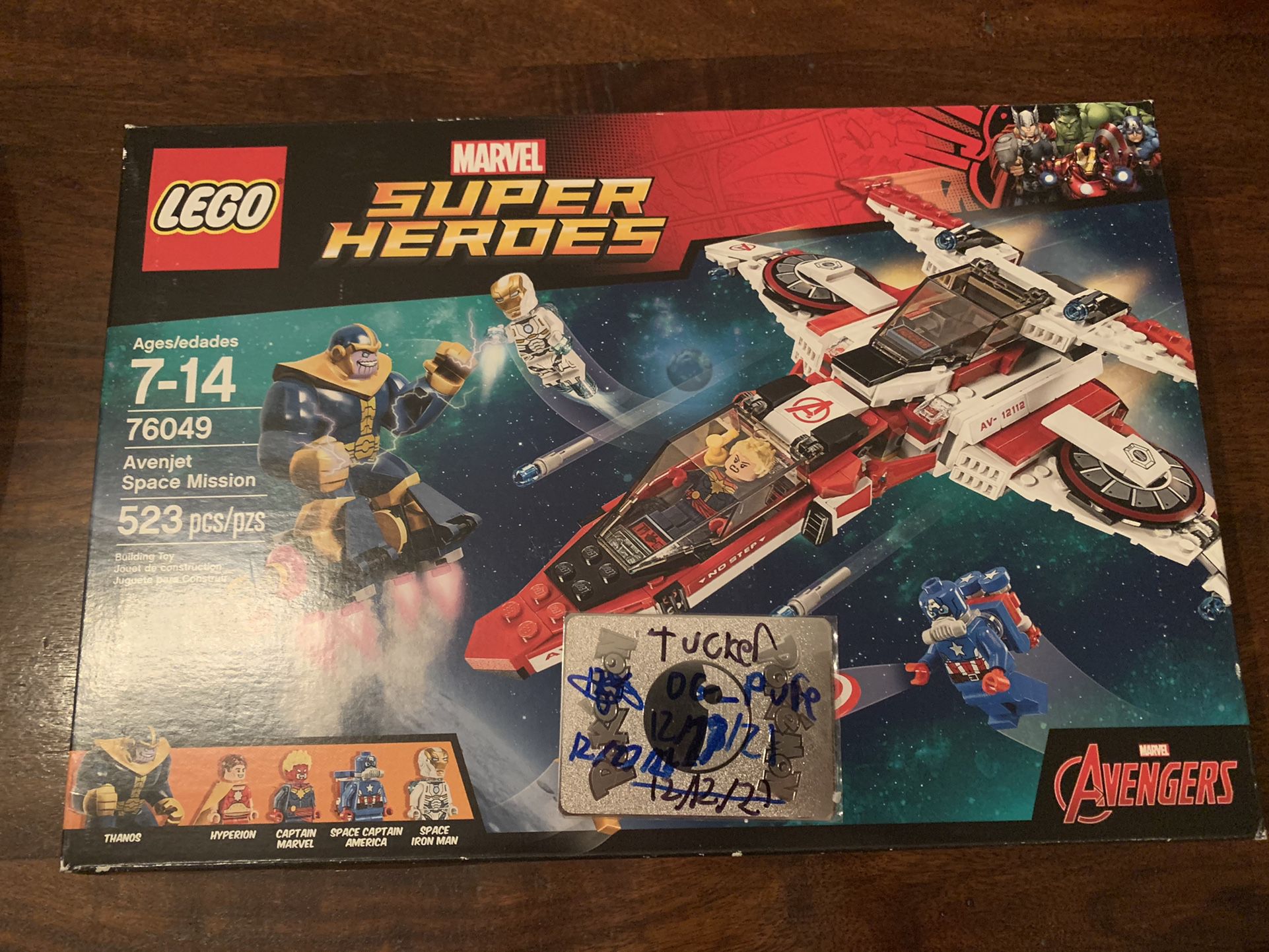 Lego Avenjet Space Mission Sealed In Box Set! Thanos, Iron Man, Captain America Minifigs! Retired Set! 