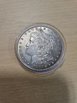 1891S Silver  Morgan Dollar
