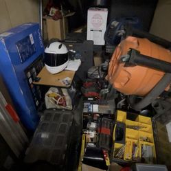 Storage Full Of Tools And Misc Items.