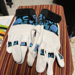 Rayne long boarding leather slide gloves SIZE LARGE
