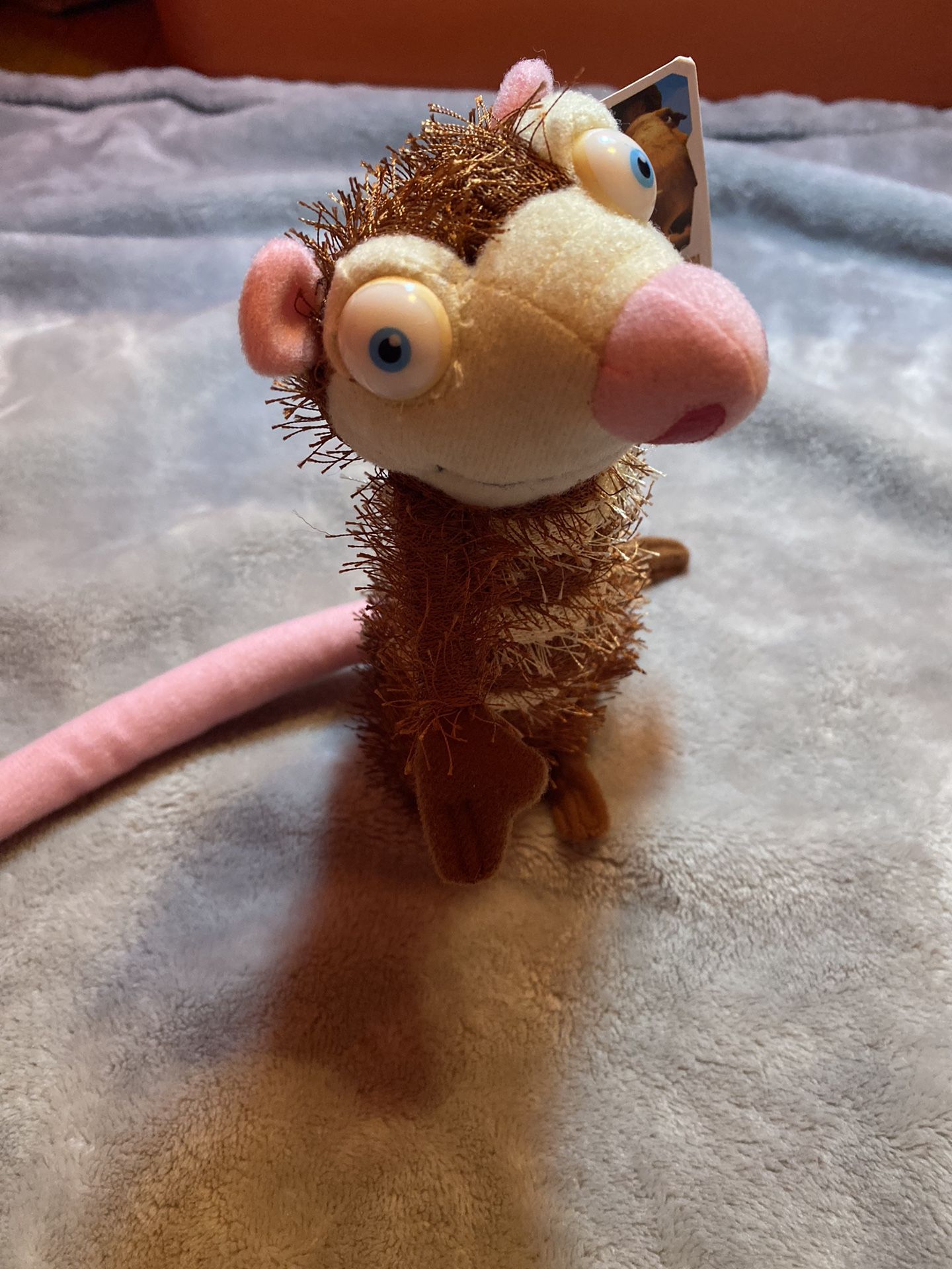 Ice Age 2 The Meltdown Crash Possum Plush 7” New with Tags Small Stuffed Toy