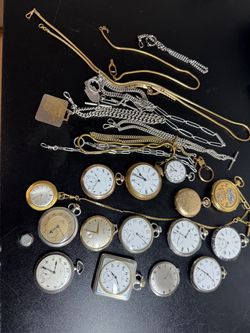 Pocket watch lot READ DESCRIPTION