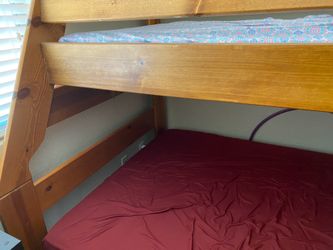 Twin over full bunk bed