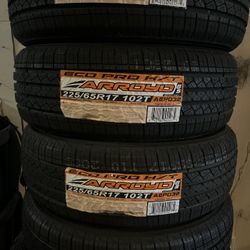 New Tires 225/65/17 Arroyo 