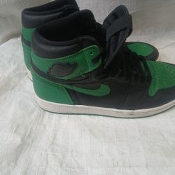 Size13 Nike Jirdan 1 Retro Pie Green $200obo