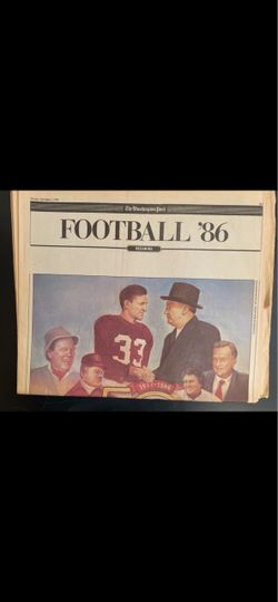 Washington Redskins Football Headline Newspaper Collection '86 Redskins Special Edition Newspaper