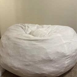 6ft Beanbag - White