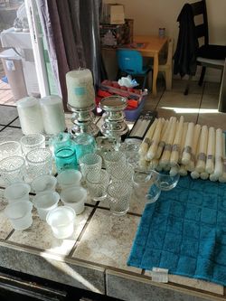 Candles/ Pilars/ Candle Holders