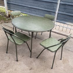 Table Set With Chairs (foldable )