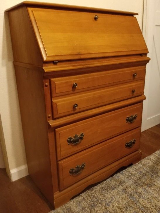 Drop Desk Dresser