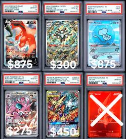 Pokémon PSA graded slabs !