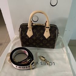 LOUIS VUITTON Monogram Speedy 20 Shoulder Bag