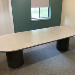 HON COMPANY 10FT CONFERENCE TABLE WITH 10 CHAIRS
