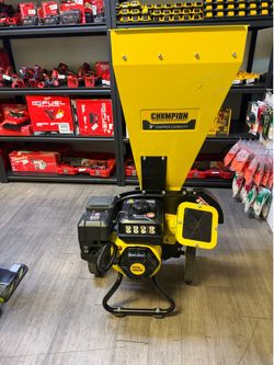 3 in. Dia 224 cc 2-in-1 Upright Gas Powered Wood Chipper Shredder