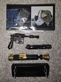 Han Solo Blaster Darth Sidious Obi-Wan Kenobi Lightsabers STAR WARS Master Replicas