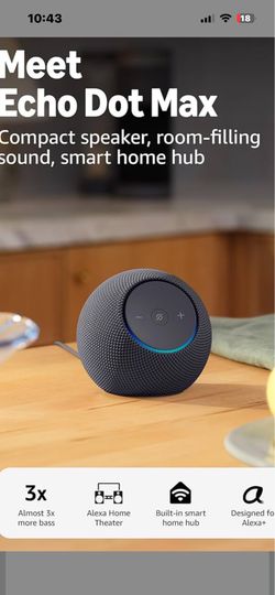 Amazon Echo Dot Max Smart Speaker NEW