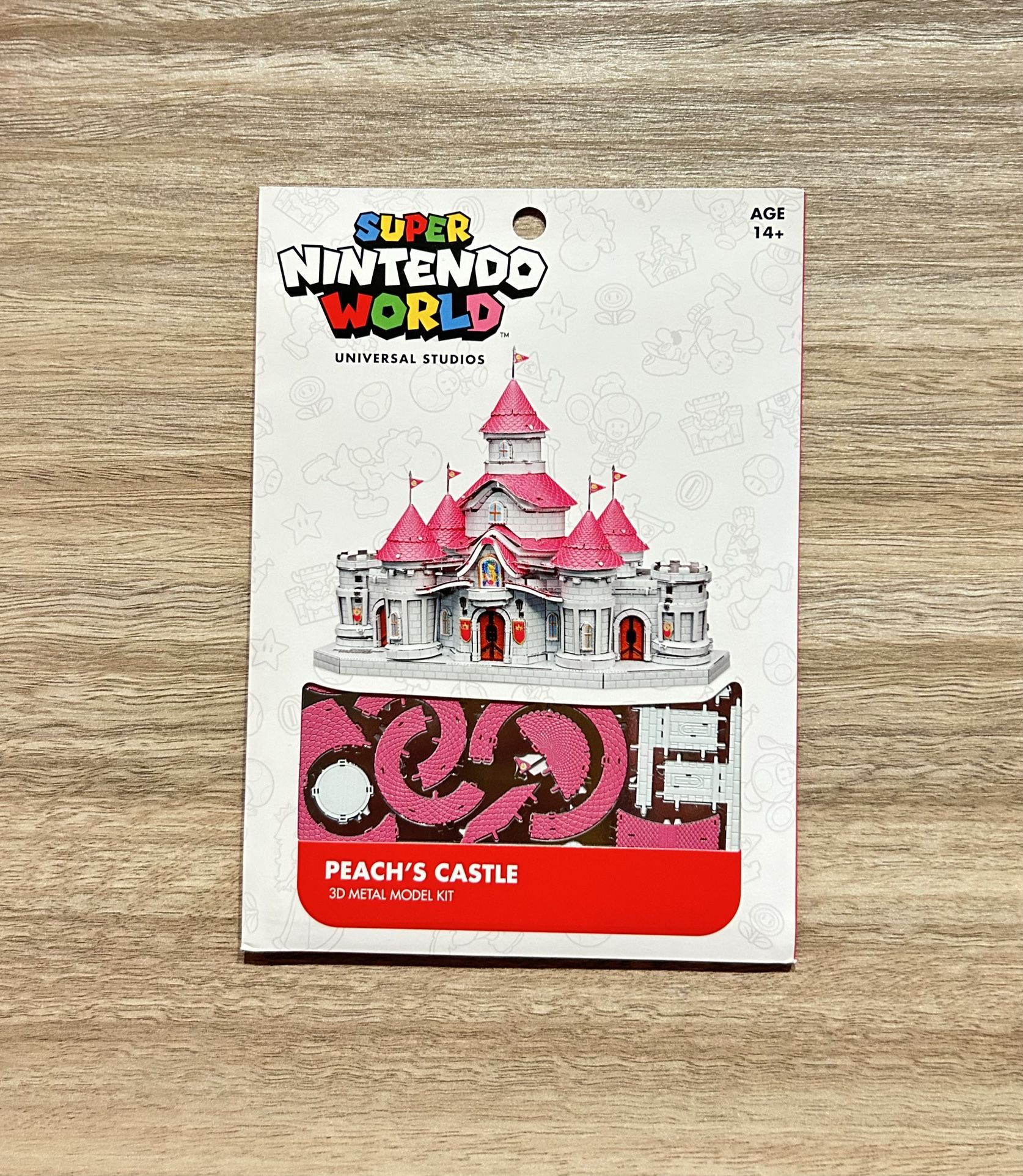 New Universal Studios Super Nintendo World Peach’s Castle 3D Metal Model Kit
