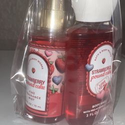 Strawberry Pound Cake Bath&Body Set (travel size)