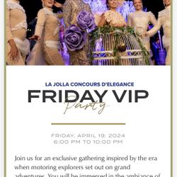 La Jolla Concourse VIP Party