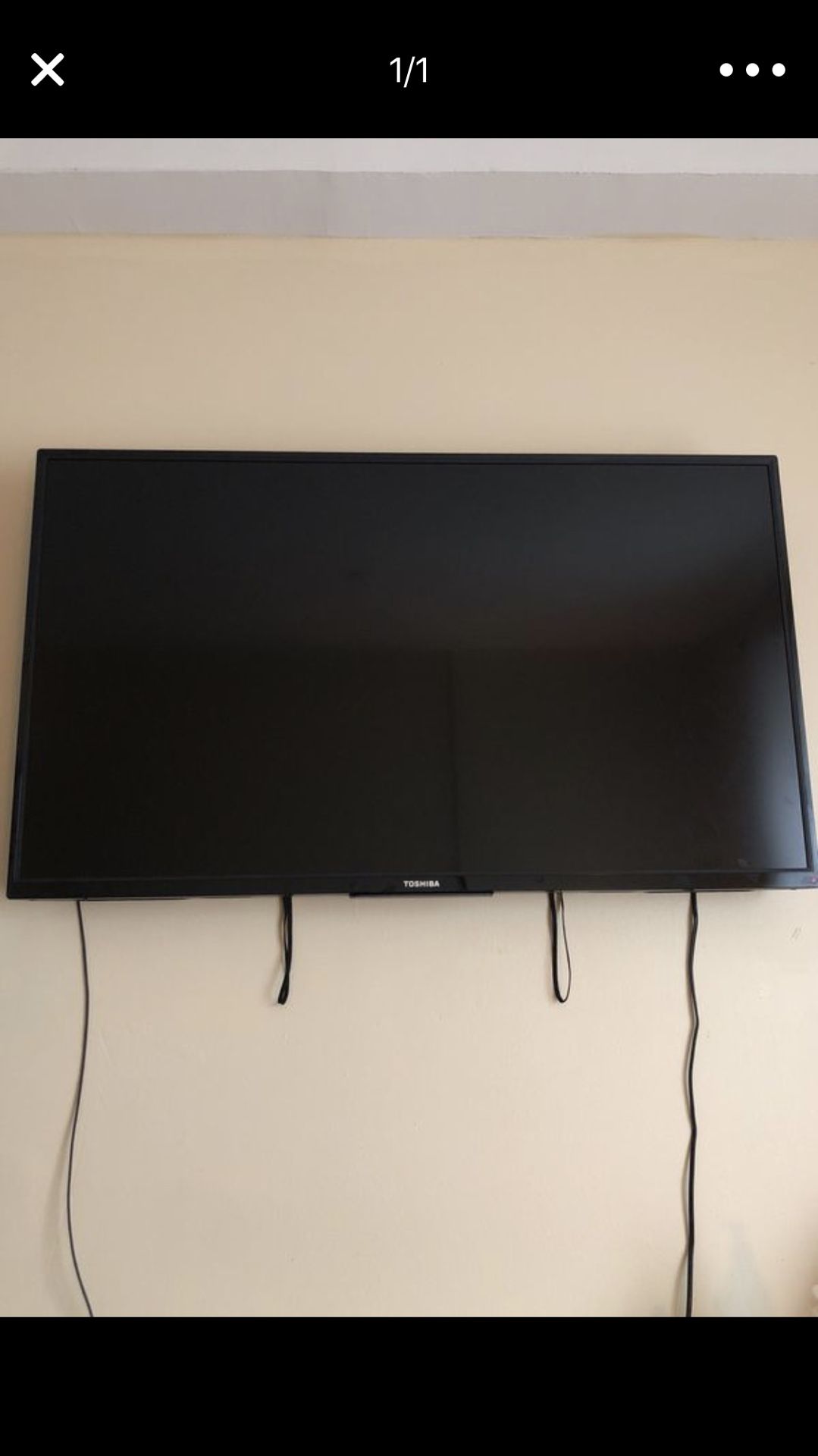 50’ Toshiba Smart TV