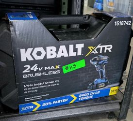 Kobalt 1/4in Impact Driver Kit