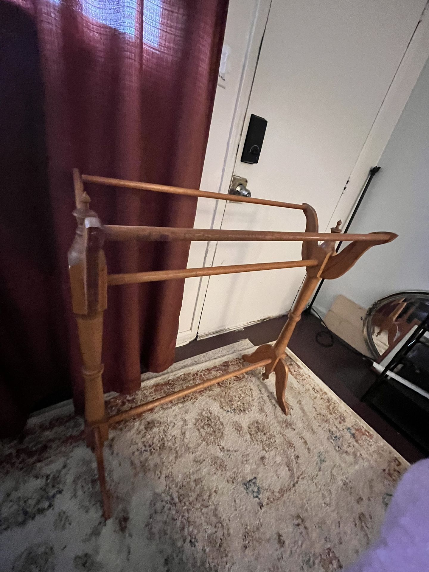 Wooden Quilt Rack