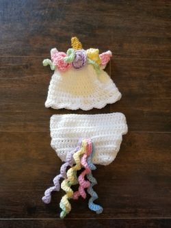 Unicorn diaper cover set