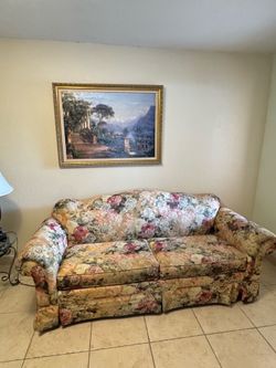 Floral Couch