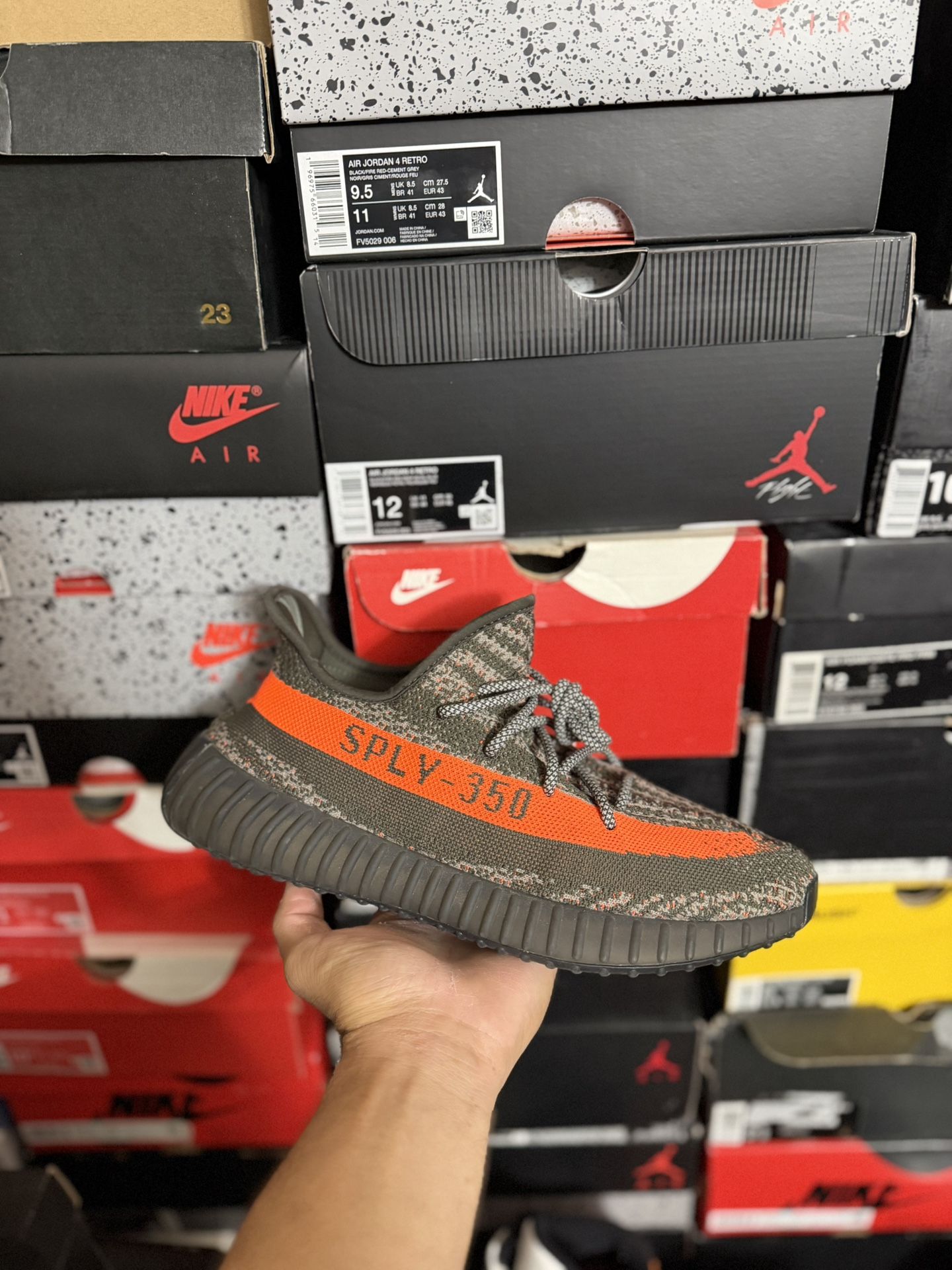 Adidas Yeezy 350 Carbon Beluga size 10 VNDS