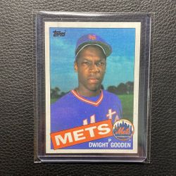 1985 Dwight Gooden Topps Rookie Card. 