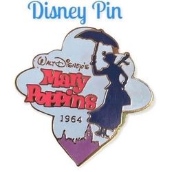 Disney Trading Pin #59 Mary Poppins 1964 