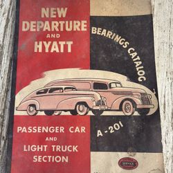 1934 To 1942 Bearings Catalog