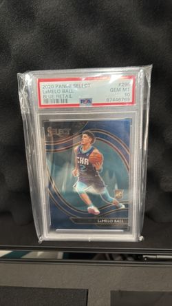 2020 PANINI SELECT | BLUE RETAILLaMELO BALL 298 GEM MT PSA 10