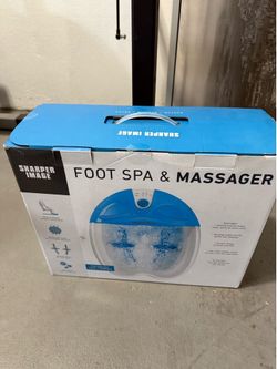 OPENED BOX: Foot Spa and Massager