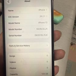 iPhone 13 128GB midnight locked in t mobile