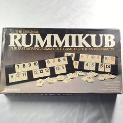 Vintage 1980 Original Rummikub Rummy Tile Game by Pressman Board Game 