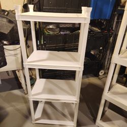 Plastic Shelving - White
