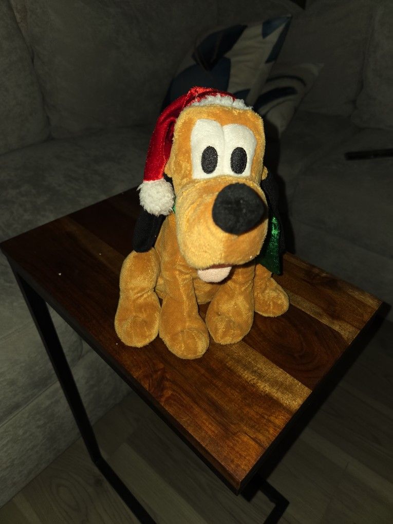 Disney Christmas PLUTO motorized Plushie