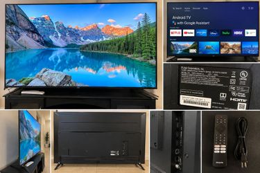 75" Philips 4K Smart TV - Android TV - Google Assistant - $250