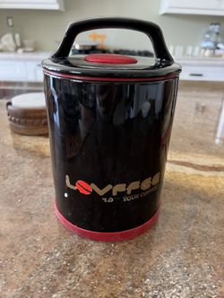 Coffee Bean Ceramic Jar