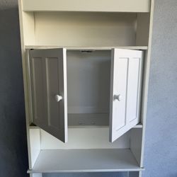 White Storage Cabinet 