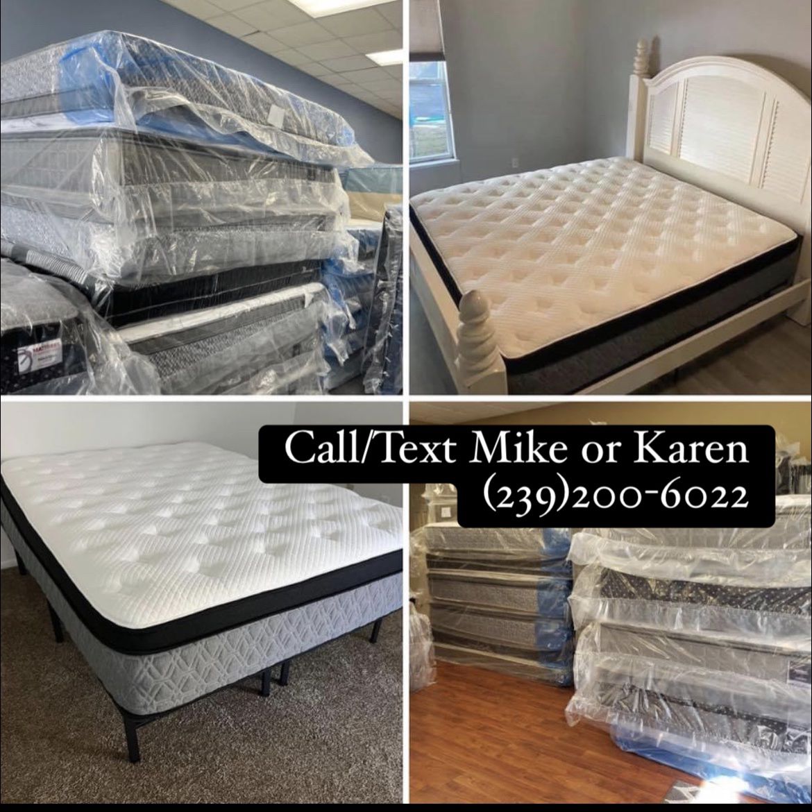 In Stock! All Sizes For Now!! Liquidation Of Brand New Mattresses/sets And More!!