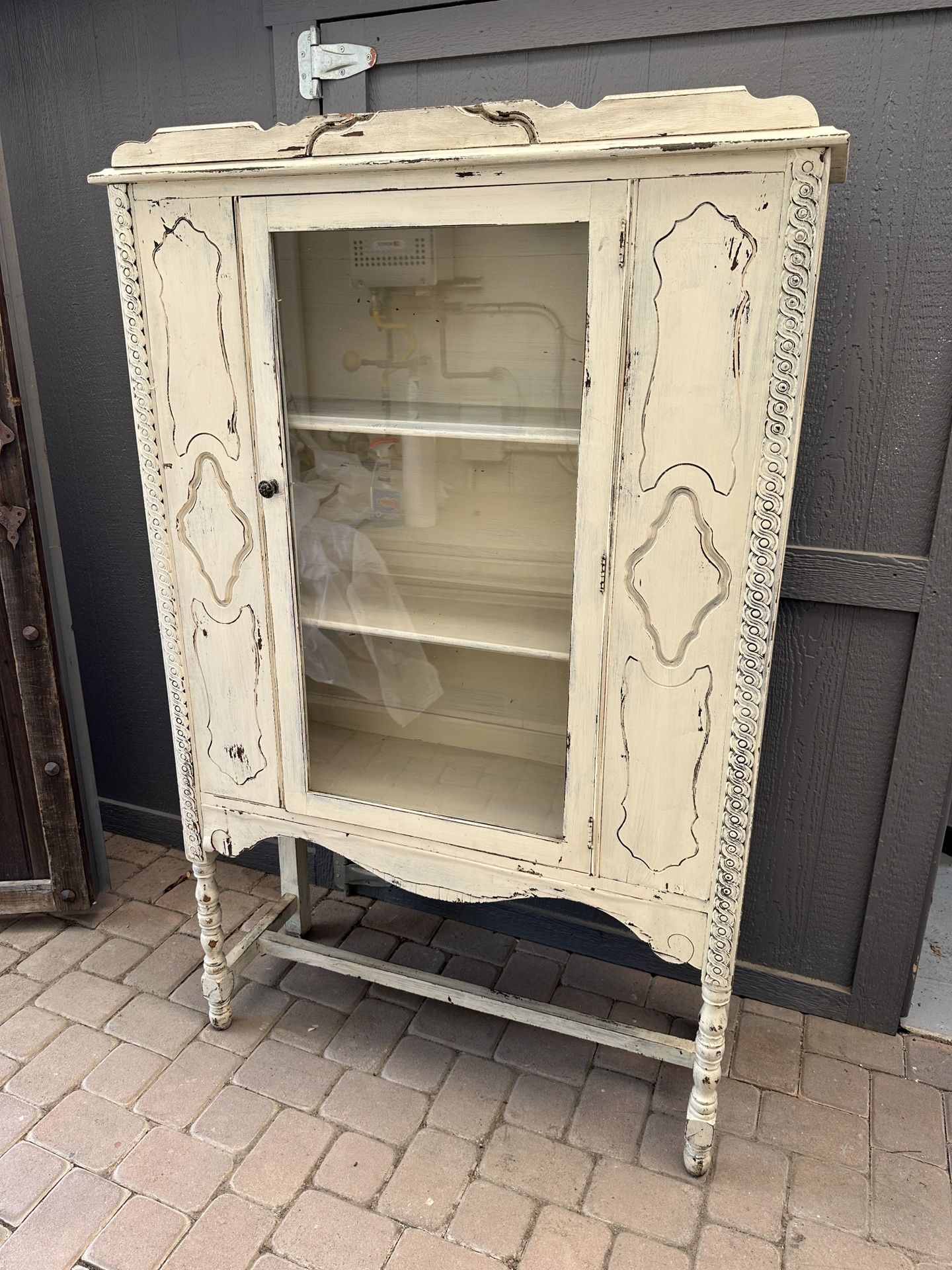 Antique China Cabinet Hutch