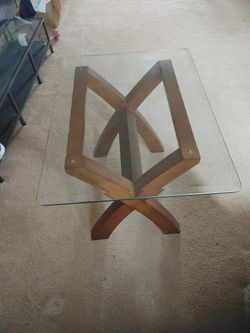 Beveled Glass End Tables