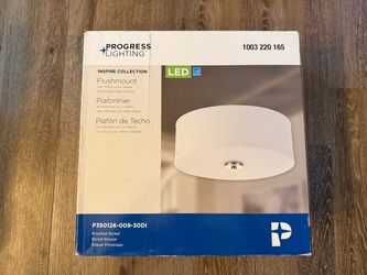 Progress Lighting P350126-009-30DI LED Flushmount Light Brushed Nickel