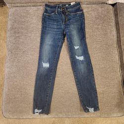 Girls Old Navy ballerina style jegging size 8- distressed